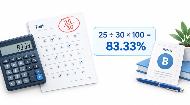 25 Out of 30 as a Percentage